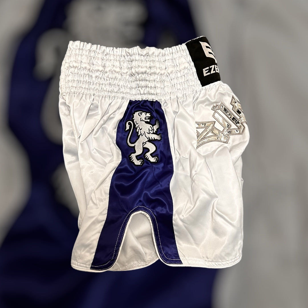 MADE IN ZURICH muay thai shorts🔵